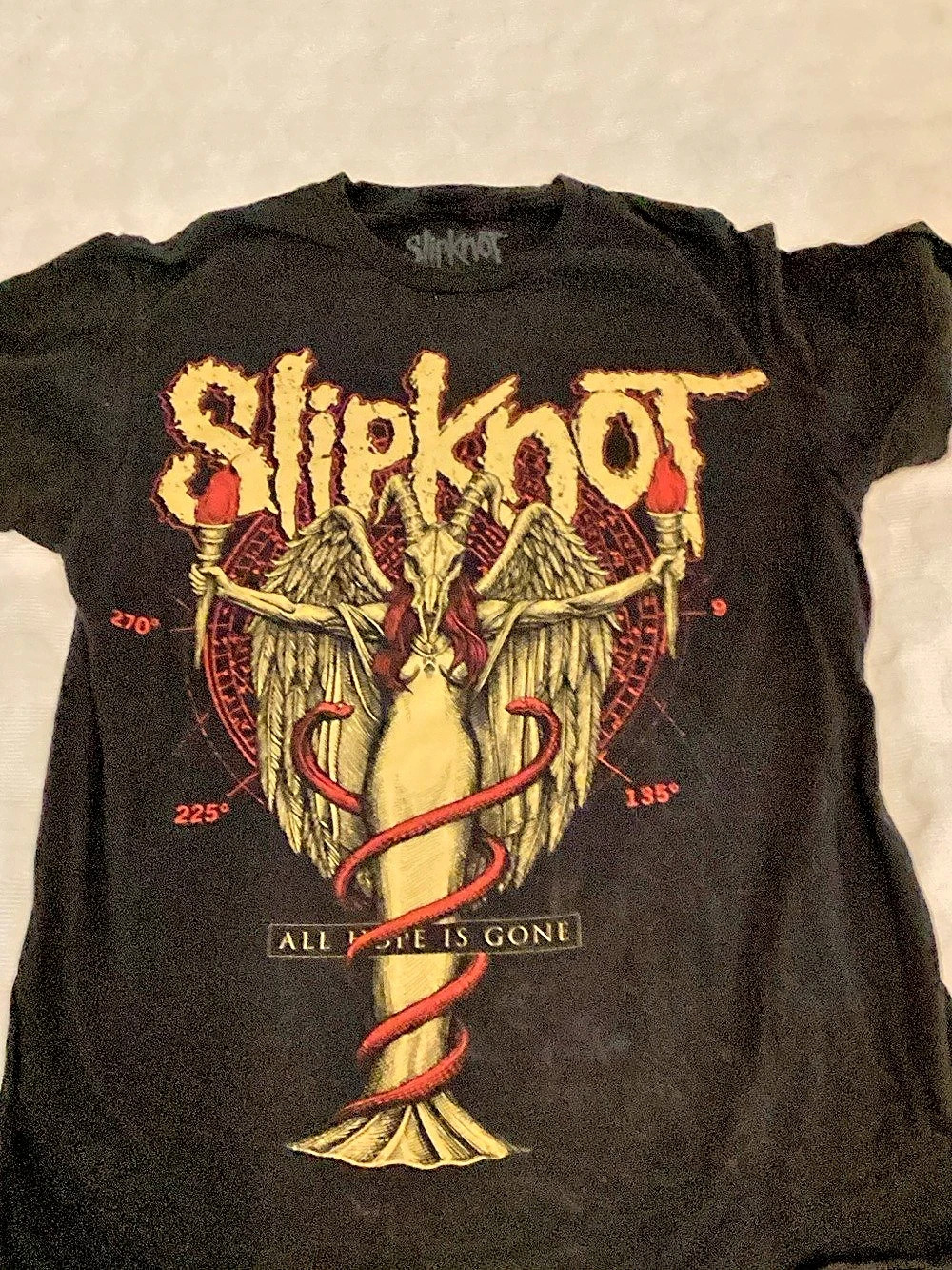 Slipknot All Hope Is Gone Graphic Band Tee in Black
